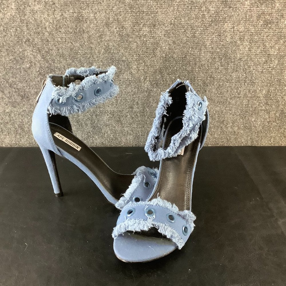CAPE ROBBIN ALZA - 41 BLUE DENIM HIGH HEEL SHOES